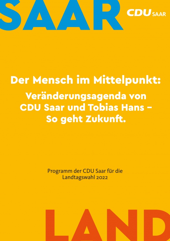 Wahlprogramm CDU Saar